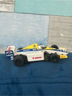 Aurora TOMY AFX F1, Canon-Labatts #5 Renault, HO Slot Car, Tested